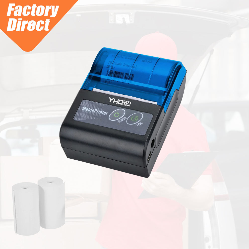 Portable Wireless 58mm Thermal Printer